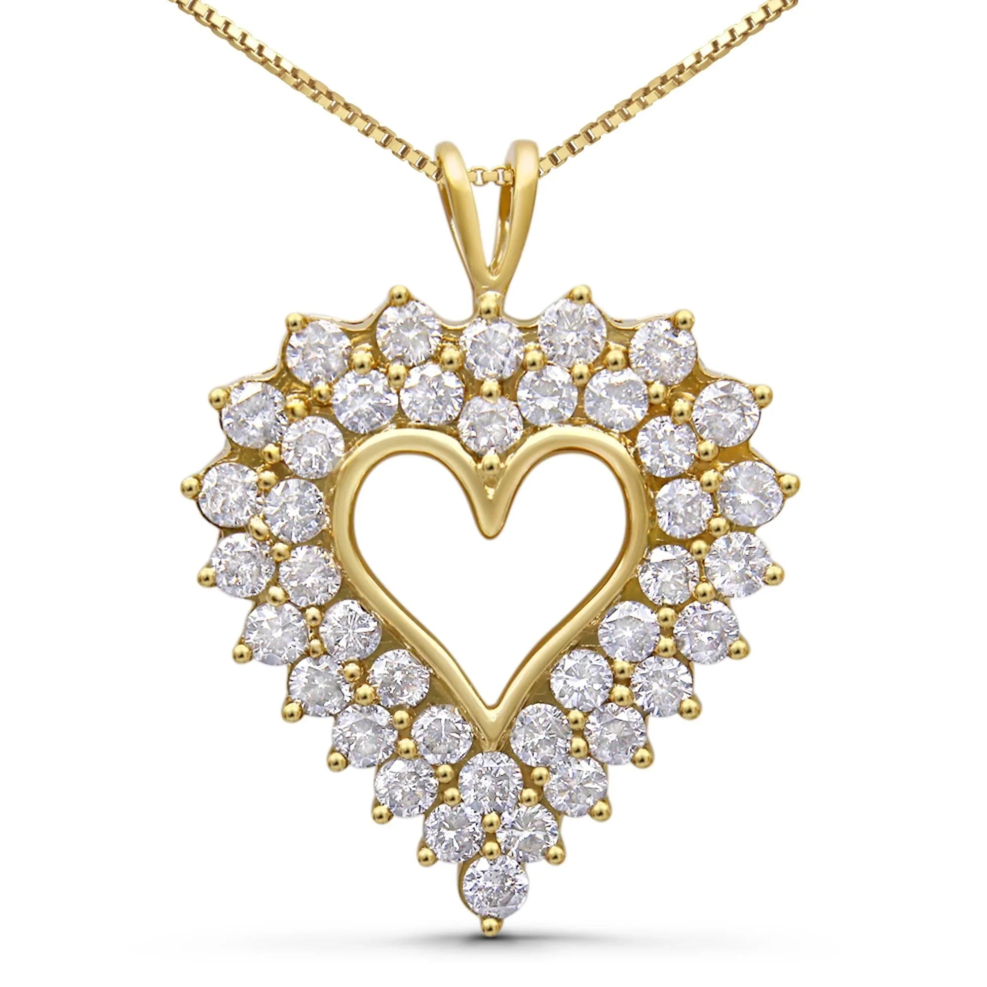 Diamond Heart Necklace - Luxury Jewelry