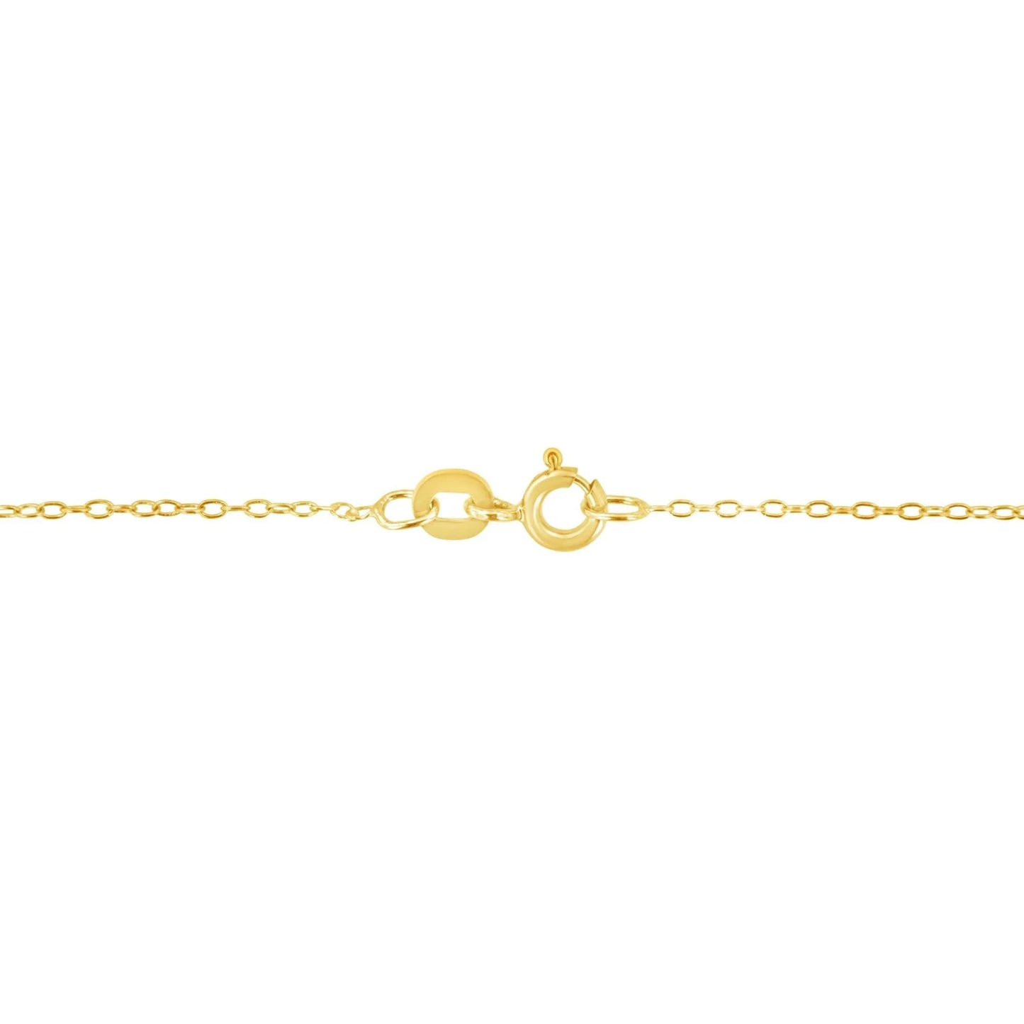 4.0 Cttw Diamond Heart Necklace – 14K Gold Plated Sterling Silver, 18