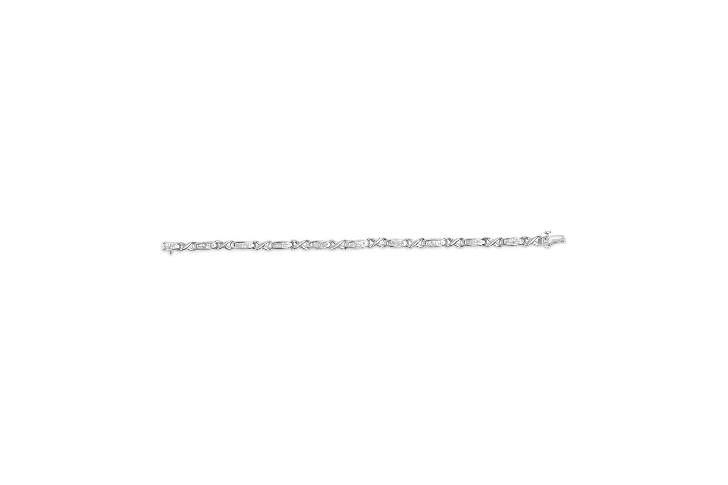 Infinite Jewels delicate silver chain bracelet with elegant interlocking links for fine jewelry