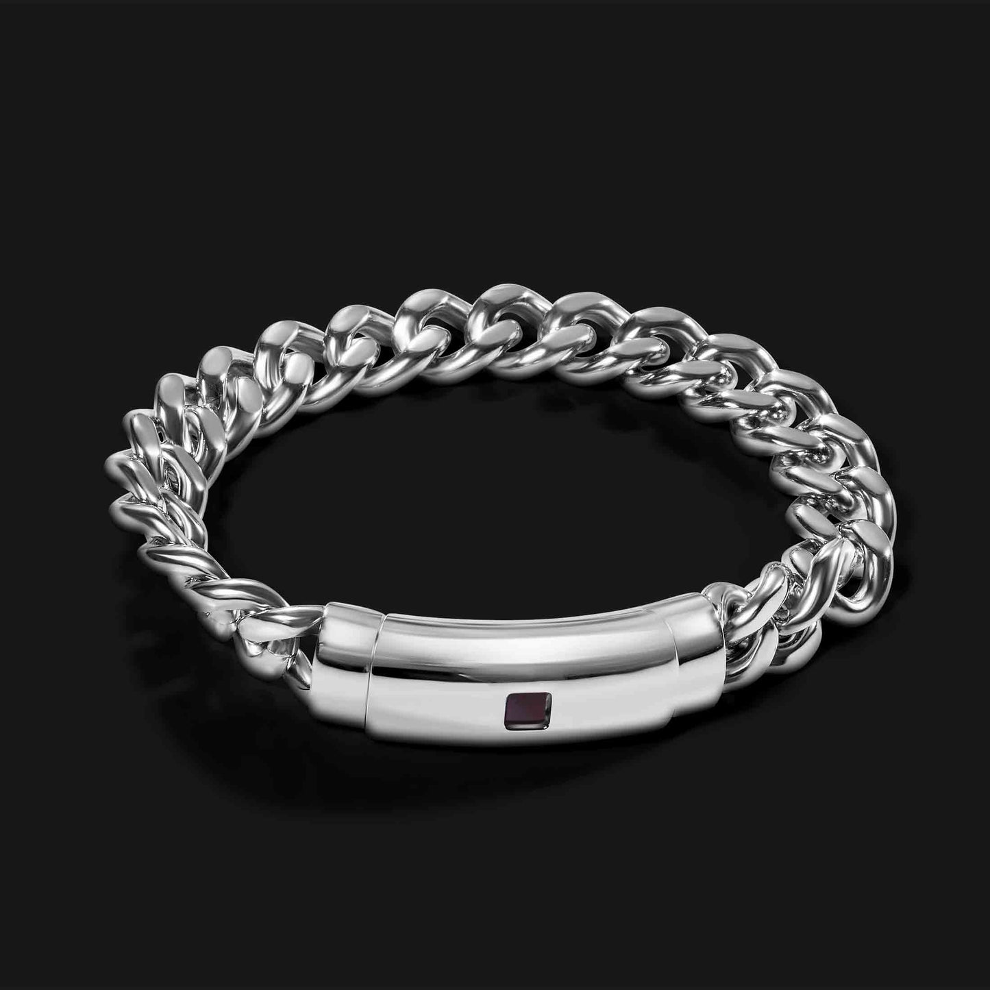 Nano Bible Verse Bracelet, Stainless Steel with Full Bible Engraving, 2 Finishes