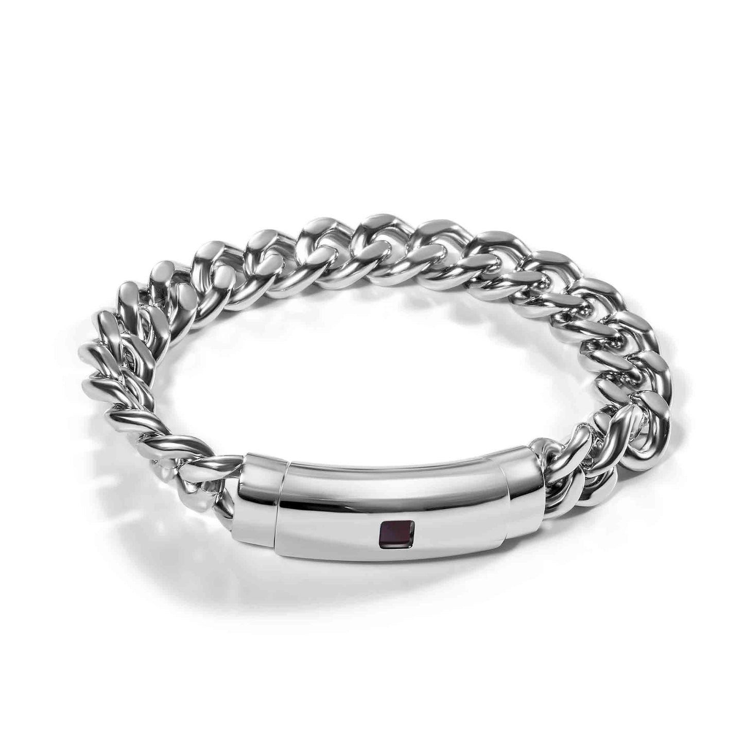 Nano Bible Verse Bracelet, Stainless Steel with Full Bible Engraving, 2 Finishes