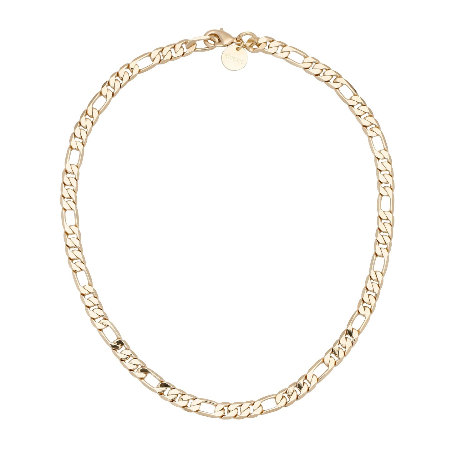 Baby Axel Chain Necklace by Eklexic – Sterling Silver with Minimalist Design