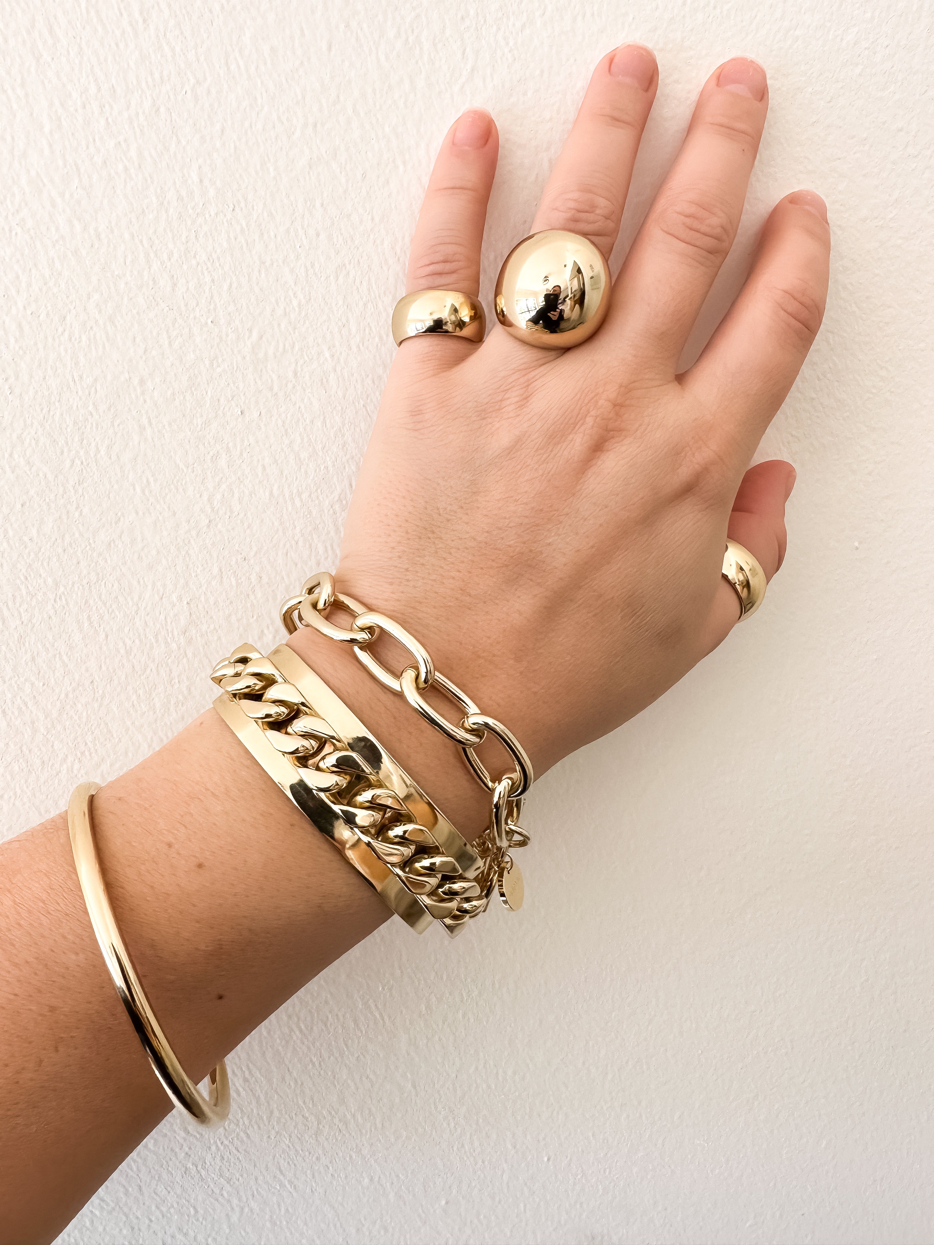 XL DOMED RING by Eklexic