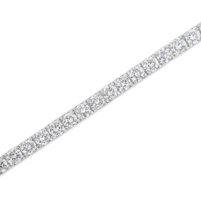 IGI Certified Diamond 14K White Gold Classic Tennis Bracelet – Choice of Carat