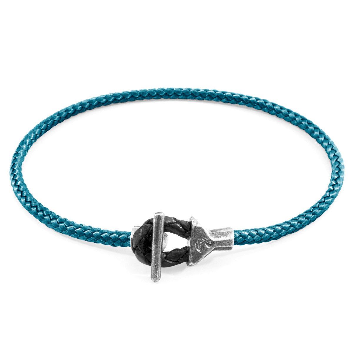 Ocean Blue Cullen Bracelet – Sterling Silver & Nautical Rope Design