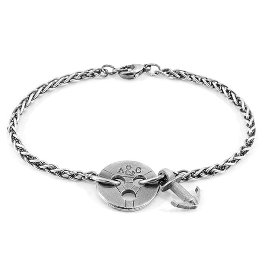 Lerwick Mooring Bracelet – Solid Sterling Silver Nautical Chain Design