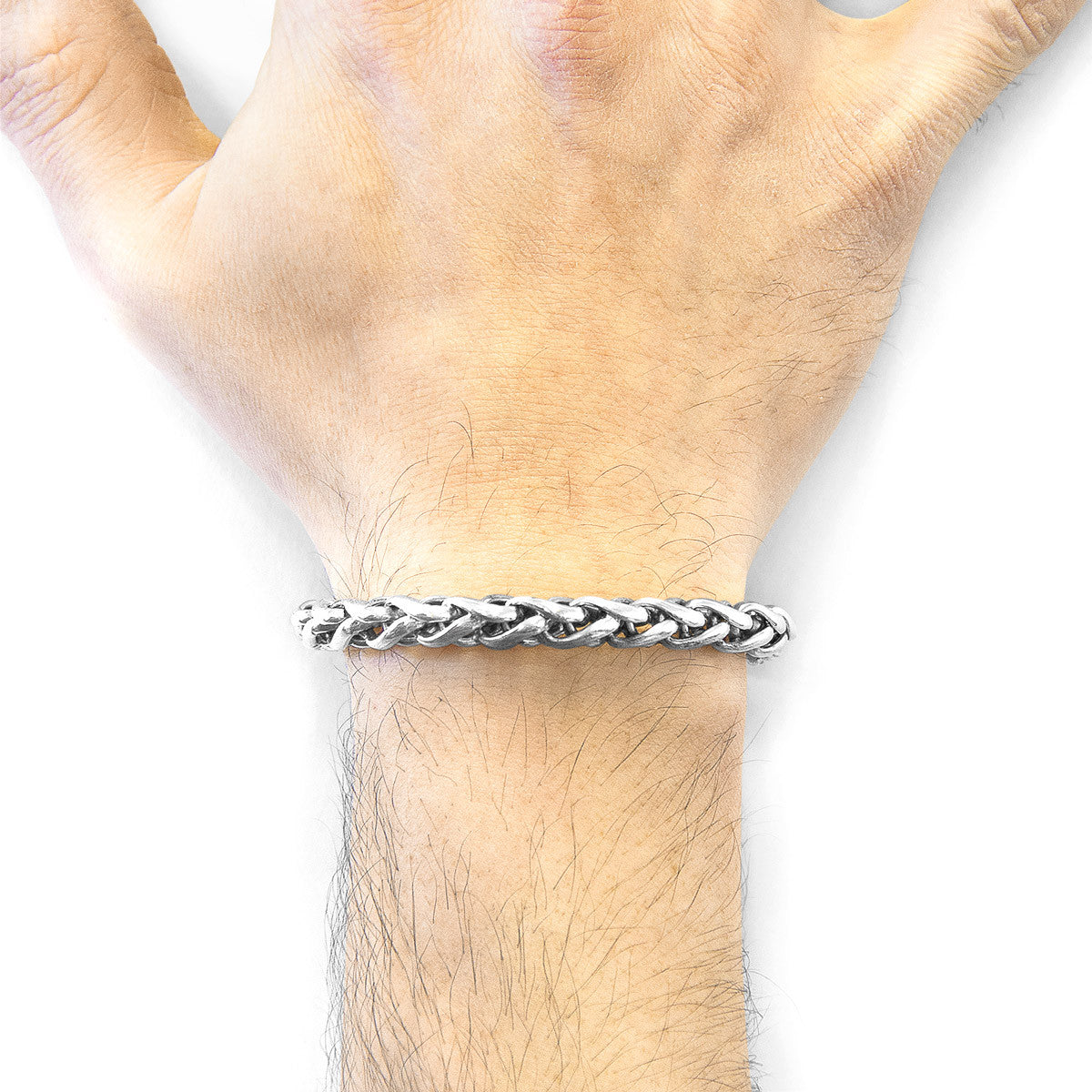 Staysail Sail Silver Chain Bangle