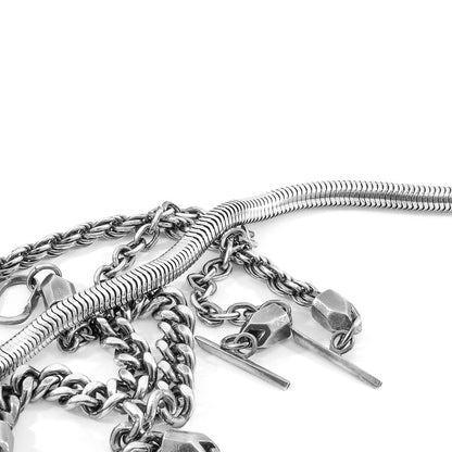 Royal Skipper Silver Chain Bracelet – Elegant Nautical-Inspired Design