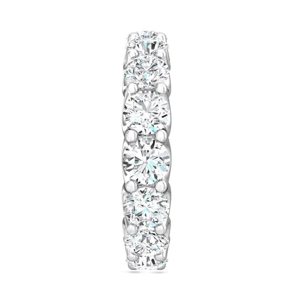 4.00 CTW AGI Certified Lab-Grown Diamond Eternity Band Ring in U-Prong Setting | G/vs Clarity | Choice of 14K White or Y