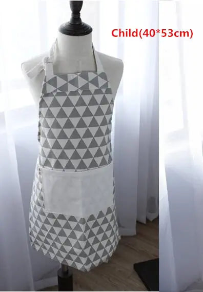 Parent-child Adjustable Cotton Linen Apron