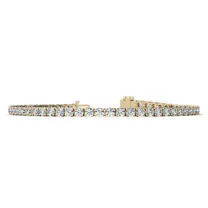 12.00 CTW Lab Grown Diamond Tennis Bracelet | AGI Certified 14K Gold (G/VS)