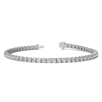 12.00 CTW Lab Grown Diamond Tennis Bracelet | AGI Certified 14K Gold (G/VS)