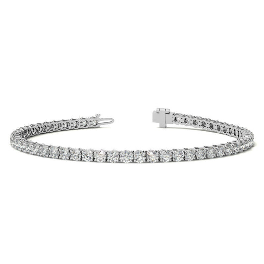 12.00 CTW Lab Grown Diamond Tennis Bracelet | AGI Certified 14K Gold (G/VS)