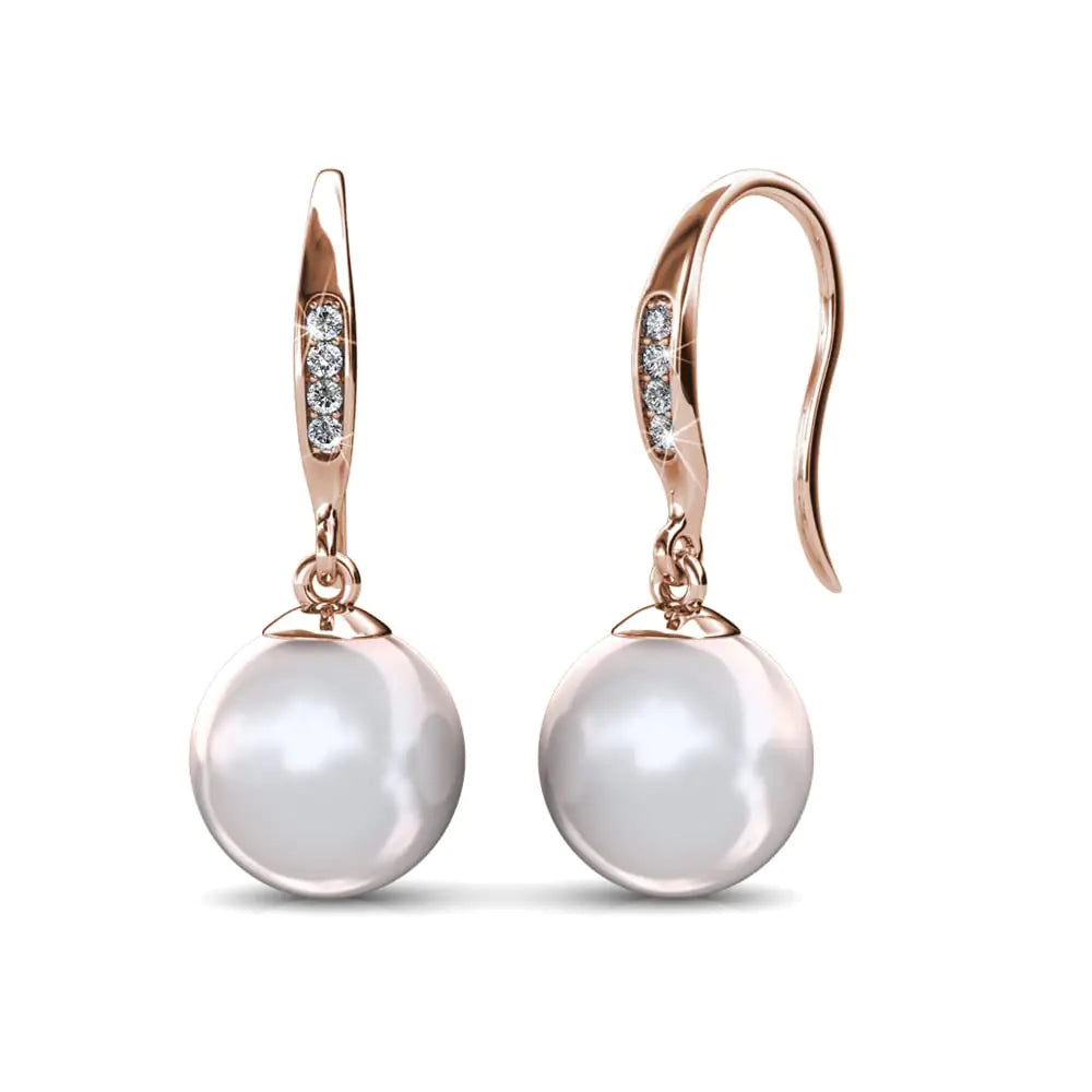 Cate & Chloe Betty, Freshwater Pearl Earrings - Luxury Jewelry